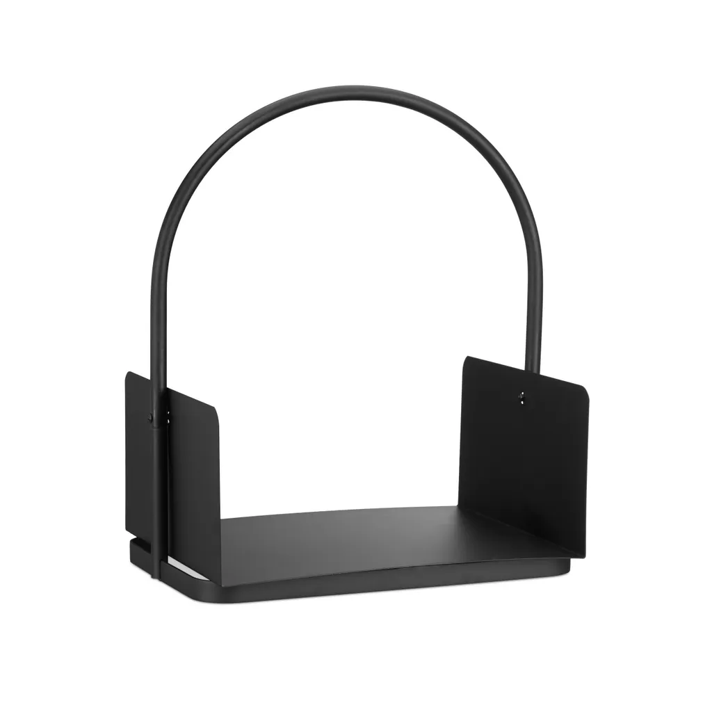 Set Camino Relaxdays 3 Pezzi | Accessori Acciaio Nero e Legno Offerta - 8
