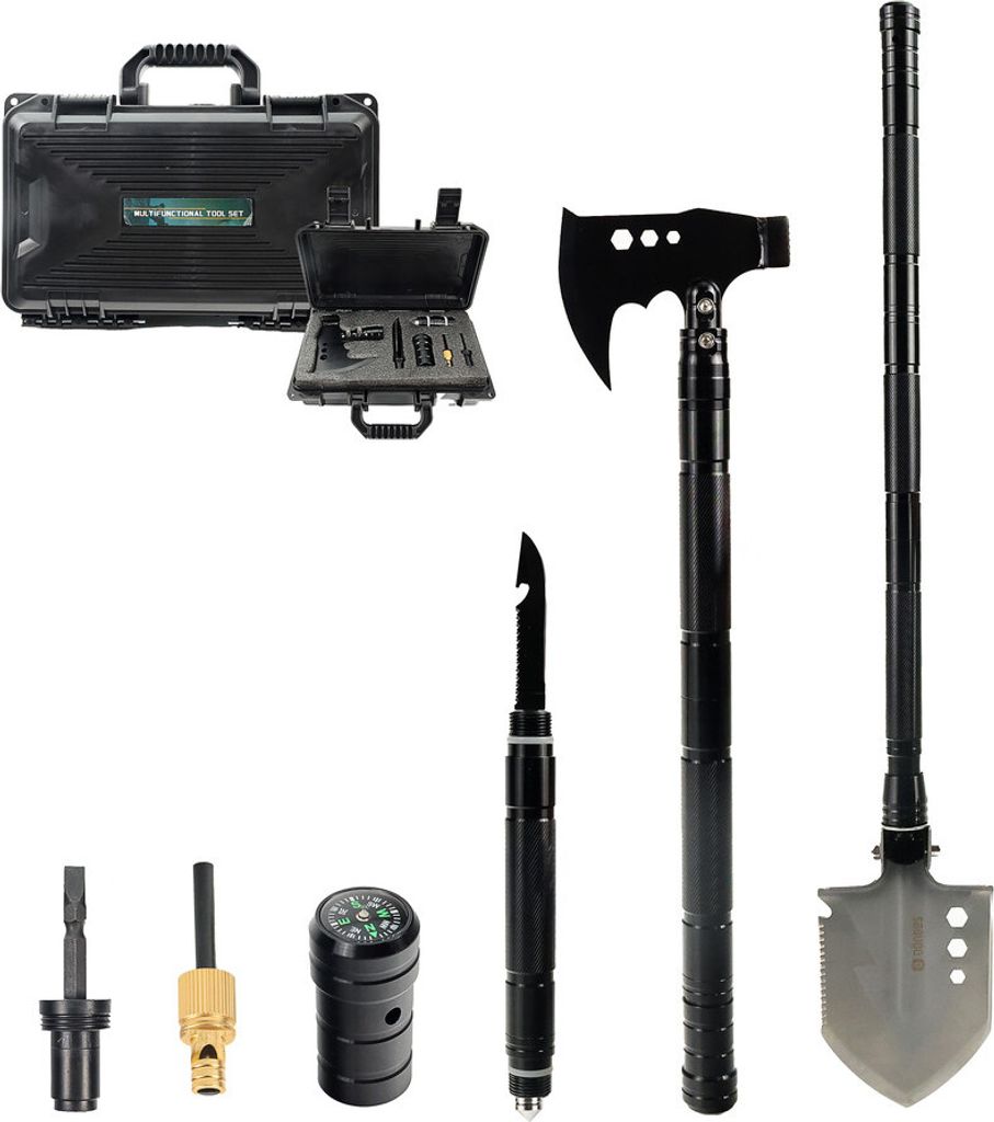 Skladací rýľ BW Bundeswehr Multifunkčný outdoorový rýľ so Obrázok produktu 