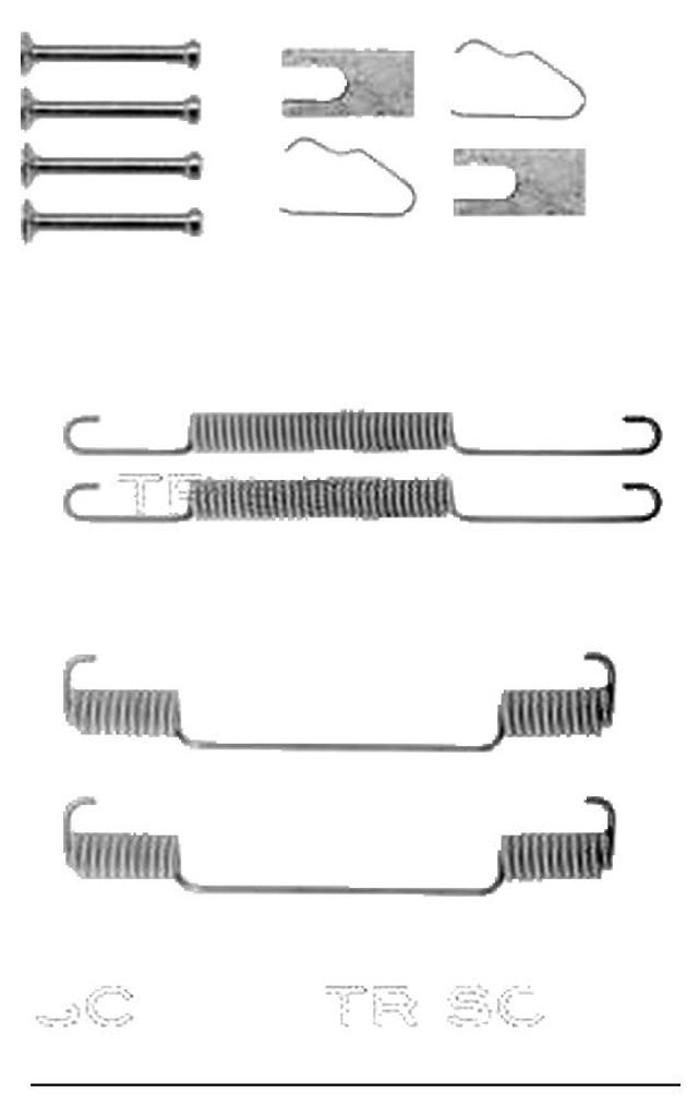 Zubehörsatz Bremsbacken TRISCAN Aftermarket-Expertise für u.a. BMW 3er