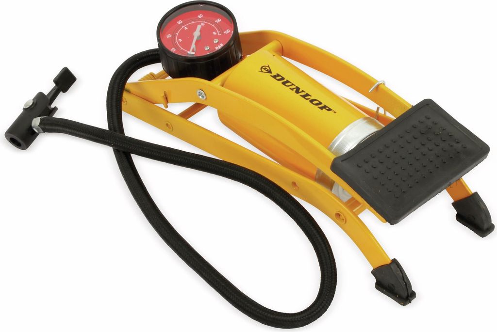 Pompe à air monocylindre jusqu'à 8 bars en métal jaune avec Image du produit 