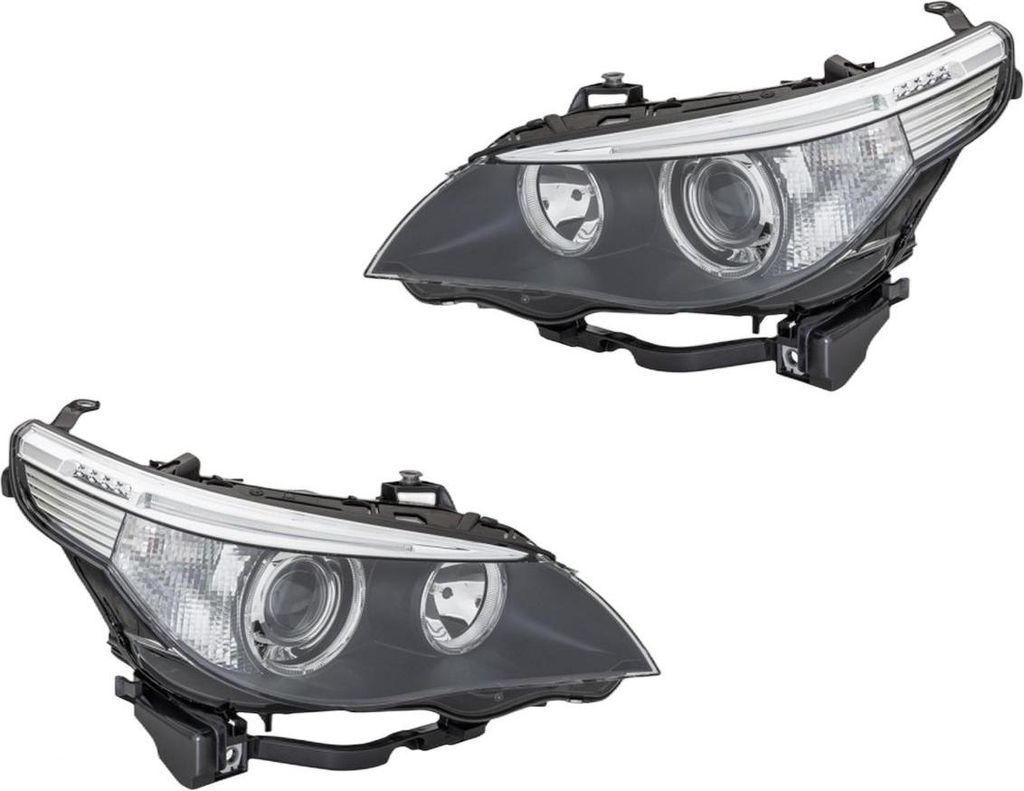 Hauptscheinwerfer-Set 12 V PY21W D1S/H7 Halogen Bi-Xenon HELLA für u.a. BMW 5er