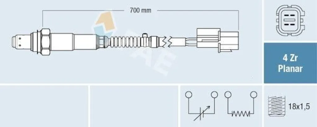 Supprimer le Voyant Moteur sur Hyundai Tucson avec Sonde Lambda FAE 77689