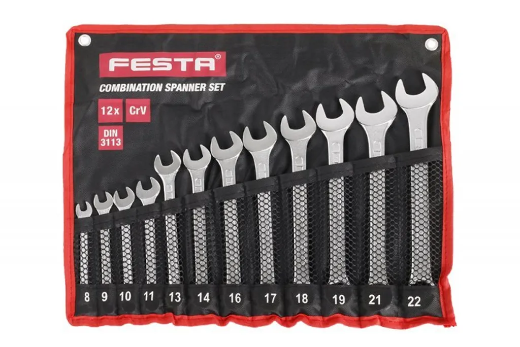 Offerta Set Chiavi Combinate FESTA CrV 8-22 mm - 12 Pezzi