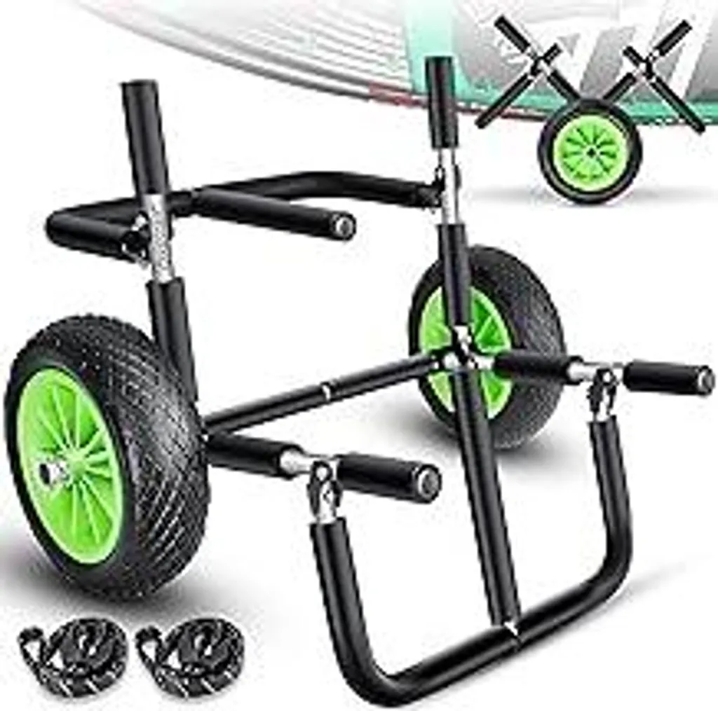 Carrello Trasporto SUP KESSER: Carrello Kayak Alluminio 10"