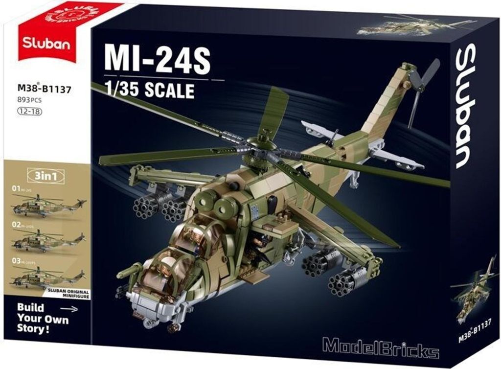 Śmigłowiec bojowy Sluban MI-24S M38-B1137 Zdjęcie produktu 