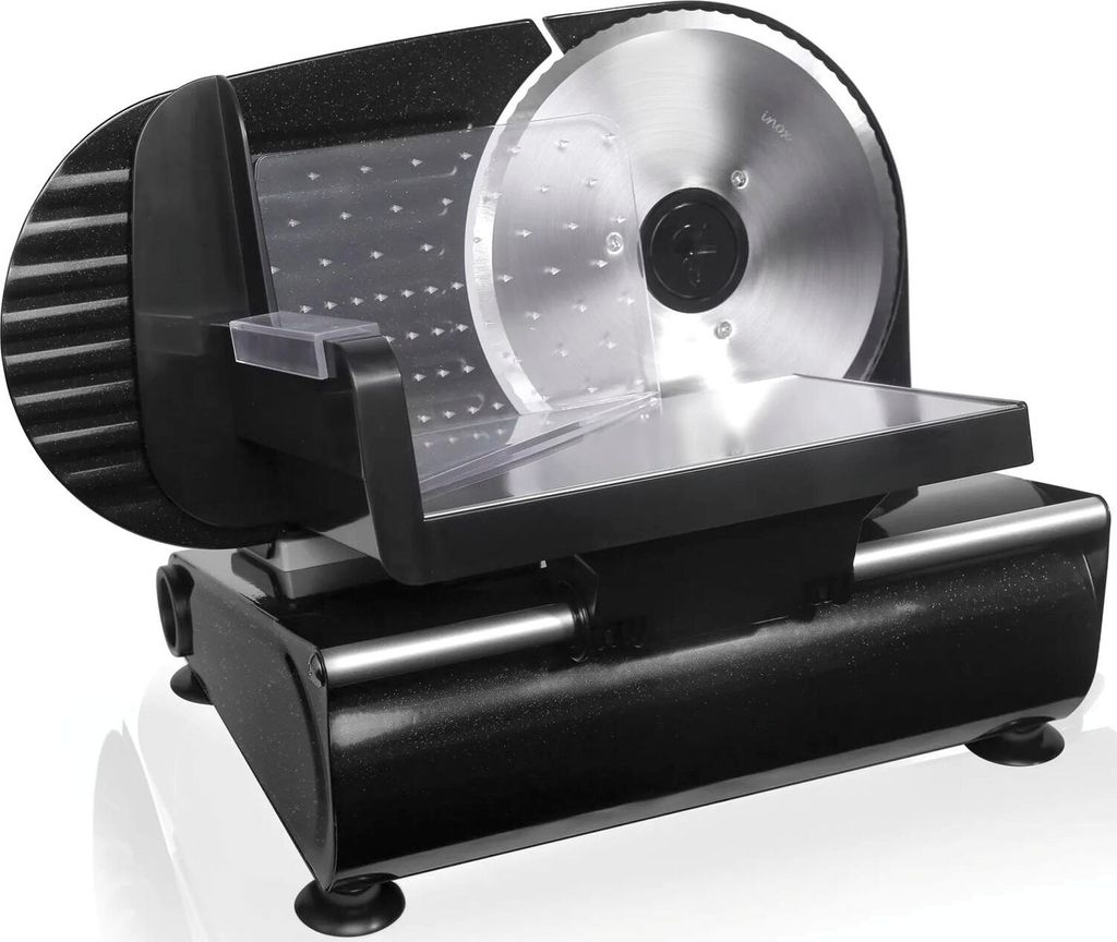 Silva Allesschneider elektrisch AS 520 - Schneidemaschine Brot und Wurst 0-15mm schwarz, 150W