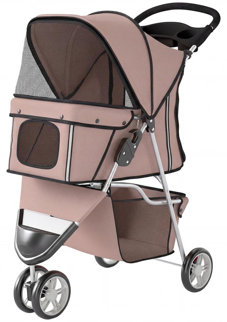 PawHut Hundewagen Faltbar Hundebuggy bis 10kg mit Produktbild 