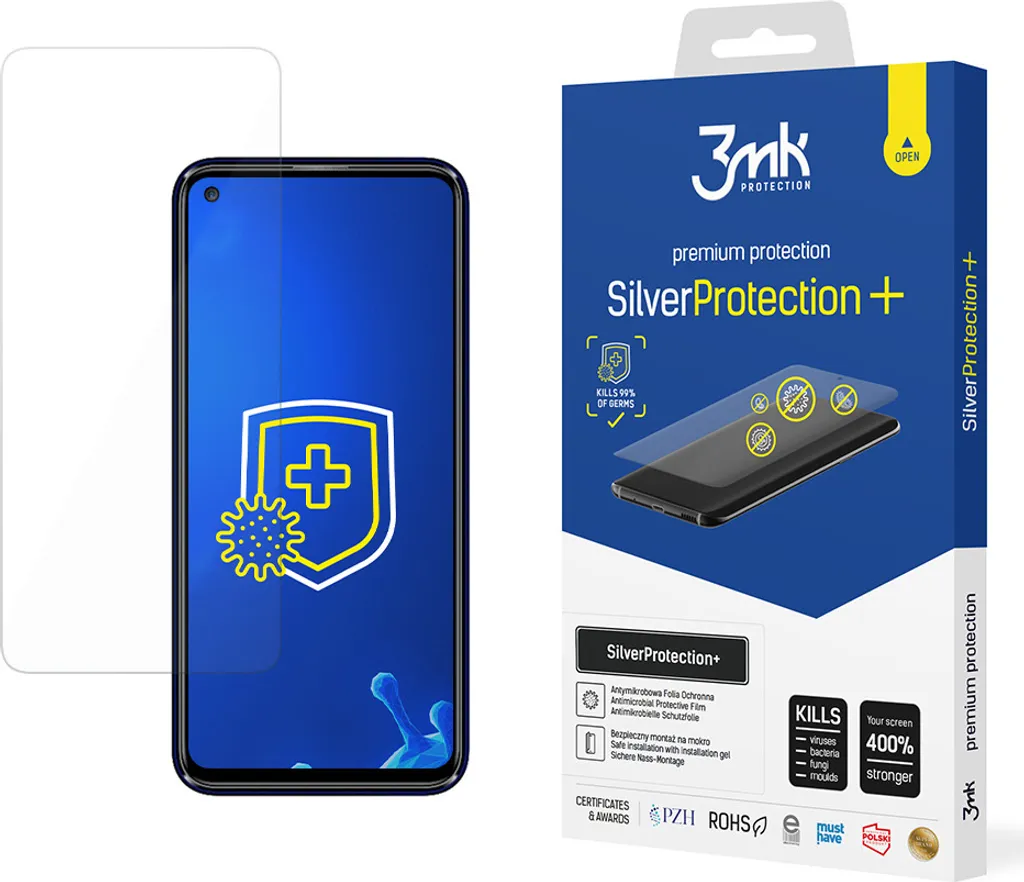 Protezione Schermo LG W41/W41+/Pro 3mk Silver - Sicura per i Bambini