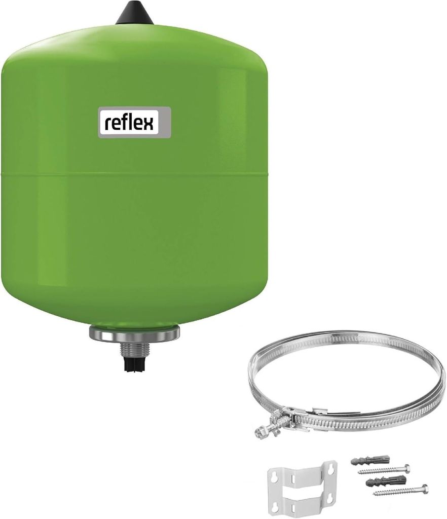 SET Reflex Membran-Druckausdehnungsgefäß mit verstellbarer Wandhalterung | Ausgleichsbehälter (Refix DD, 18 L)