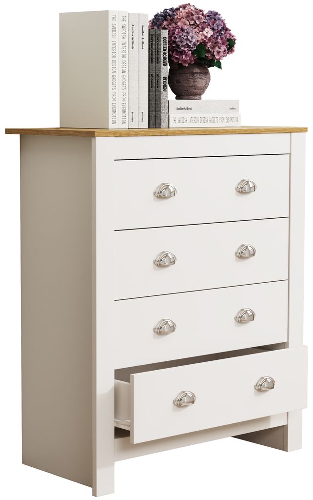 Commode en bois | Buffet avec tiroirs | Dimensions env. H. Image du produit 