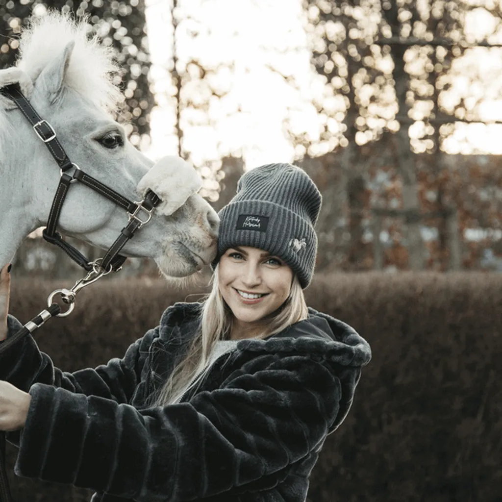 Évitez les Insectes : Bonnet Kentucky Sammy Grey pour Cheval Distrait