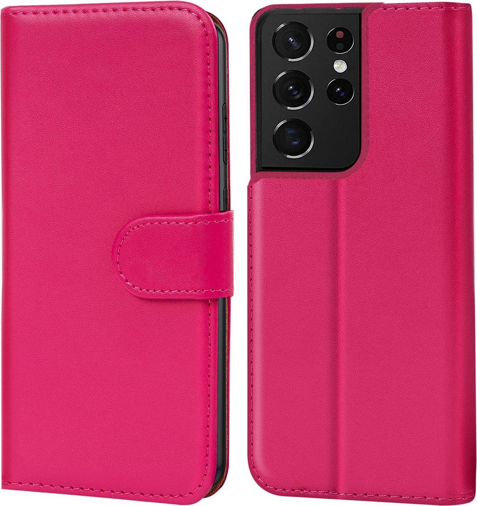 Book Case für Samsung Galaxy S21 Ultra Hülle Tasche Flip Cover Handy Schutz Hülle