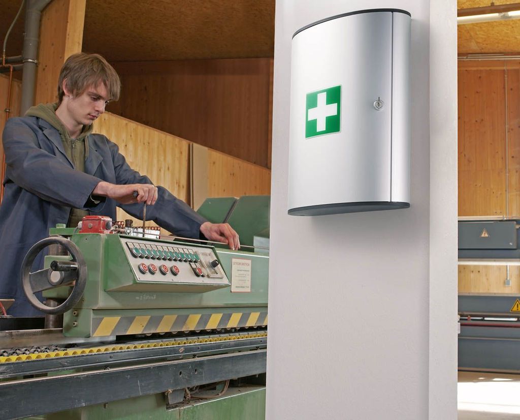 Durable FIRST AID BOX L, Strieborná, Hliník, 302 mm, 118 Obrázok produktu 