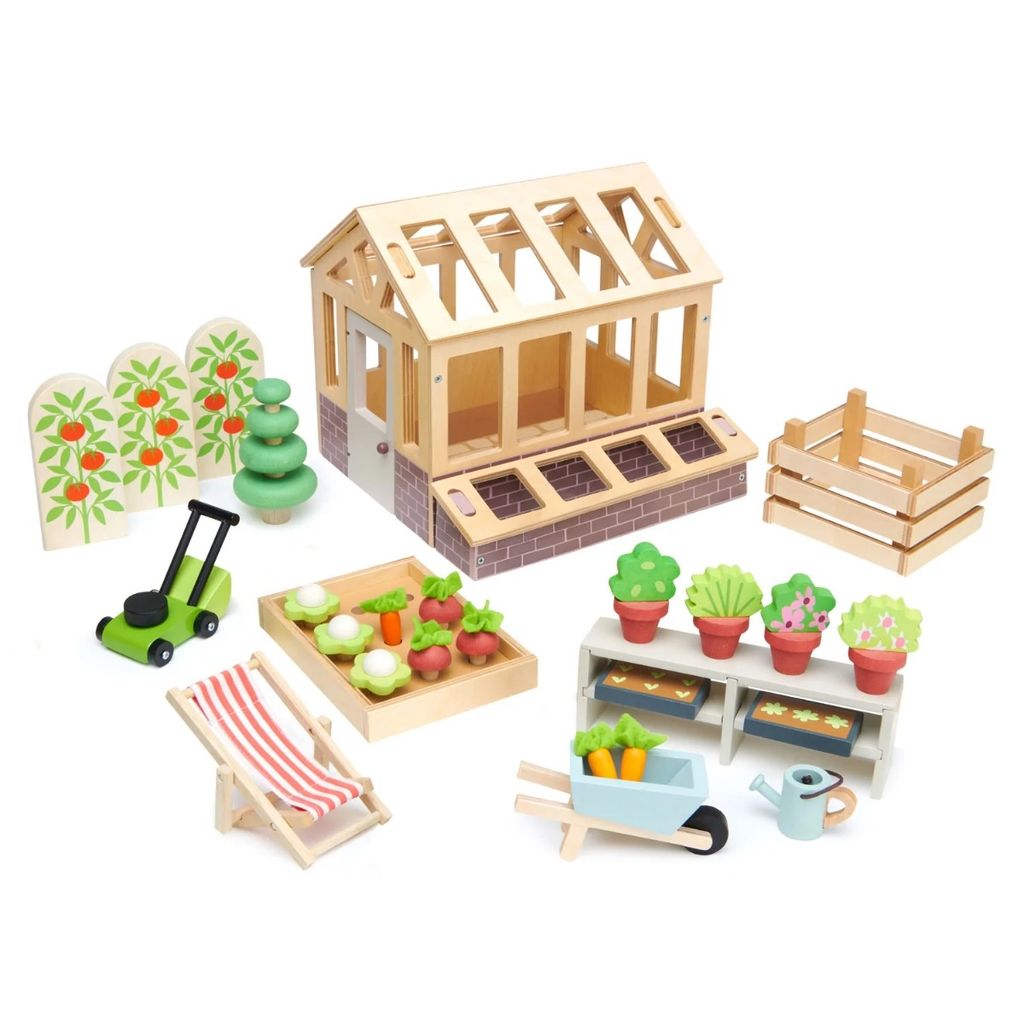 Tender Leaf Toys Greenhouse and Garden Set, Zahrada, 3 Obrázek produktu 