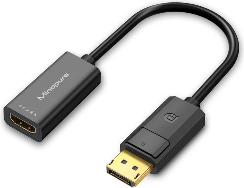 INF DP zu HDMI Adapter 4Kx2K - PVC & Kupfer - Verschiedene Längen 5 m