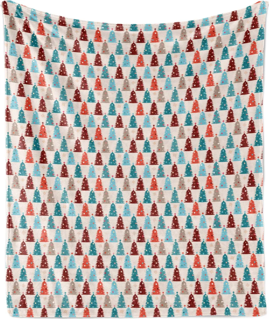 Plaid Natale ABAKUHAUS Champagne 125x175 - Decorazione Natalizia Luxury