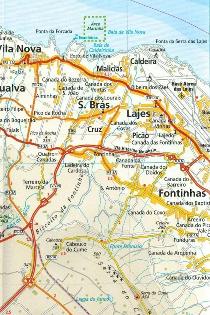 Carte Açores 1:70.000 imperméable : Navigation précise et durable - 5