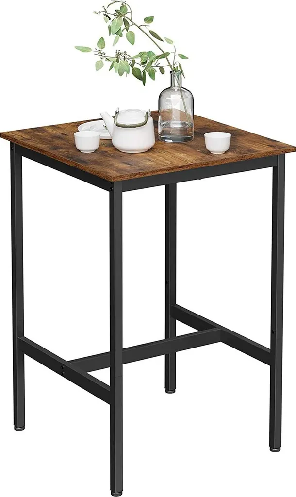 Table de Bar Stable Gain de Place pour Petite Cuisine et Studio 60cm - 13