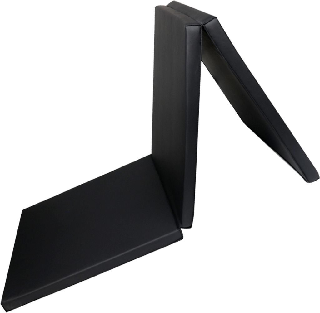 Faltbare dreifach gefaltete Gymnastik-Gymnastik-Aerobic-Matte 7 Fuß x 2 Fuß x 2 Zoll PolyurethanTumbling-Matten aus Leder zum Dehnen von Yoga Che...