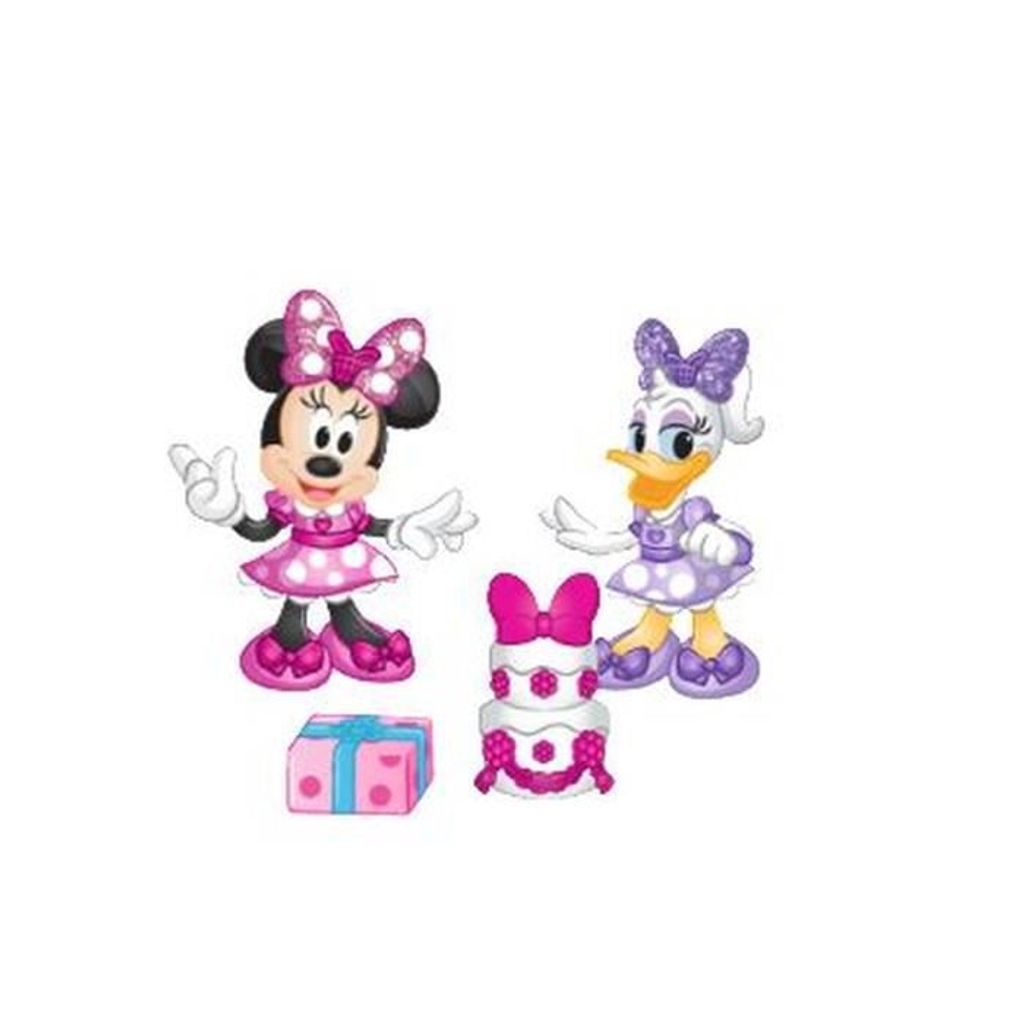 Minnie, 2 Gelenkfiguren 7,5 cm mit Zubehör, Mottoparty, Spielzeug für Kinder ab 3 Jahren, MCN173
