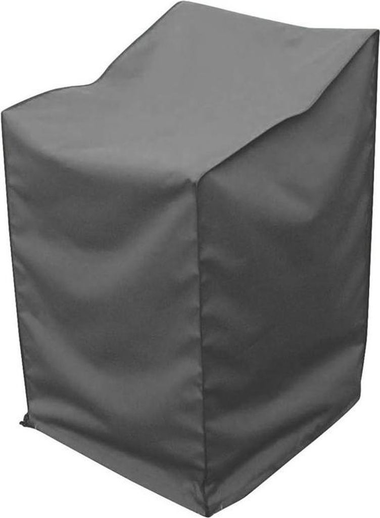 Graue Schutzhülle für Gartenstühle - wasserabweisend - Outdoor