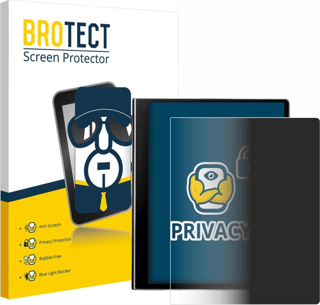 BROTECT Sichtschutzfolie für eazeye Paper 2.0 Anti-Spy Privacy Sichtschutz Blickschutz Folie Blaulicht-Schutz