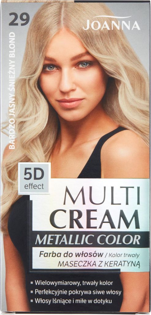 Joanna Multi-Creme Haarfarbe - Sehr Helles Schneeballblond Produktbild 