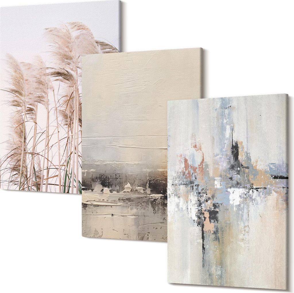 Wandbild – Leinwandbild – Leinwandbilder – Polycanvas – Kunstdruck – Modern – Panorama – Mehrteilig – 3-Teilig Set – Hochwertig ...