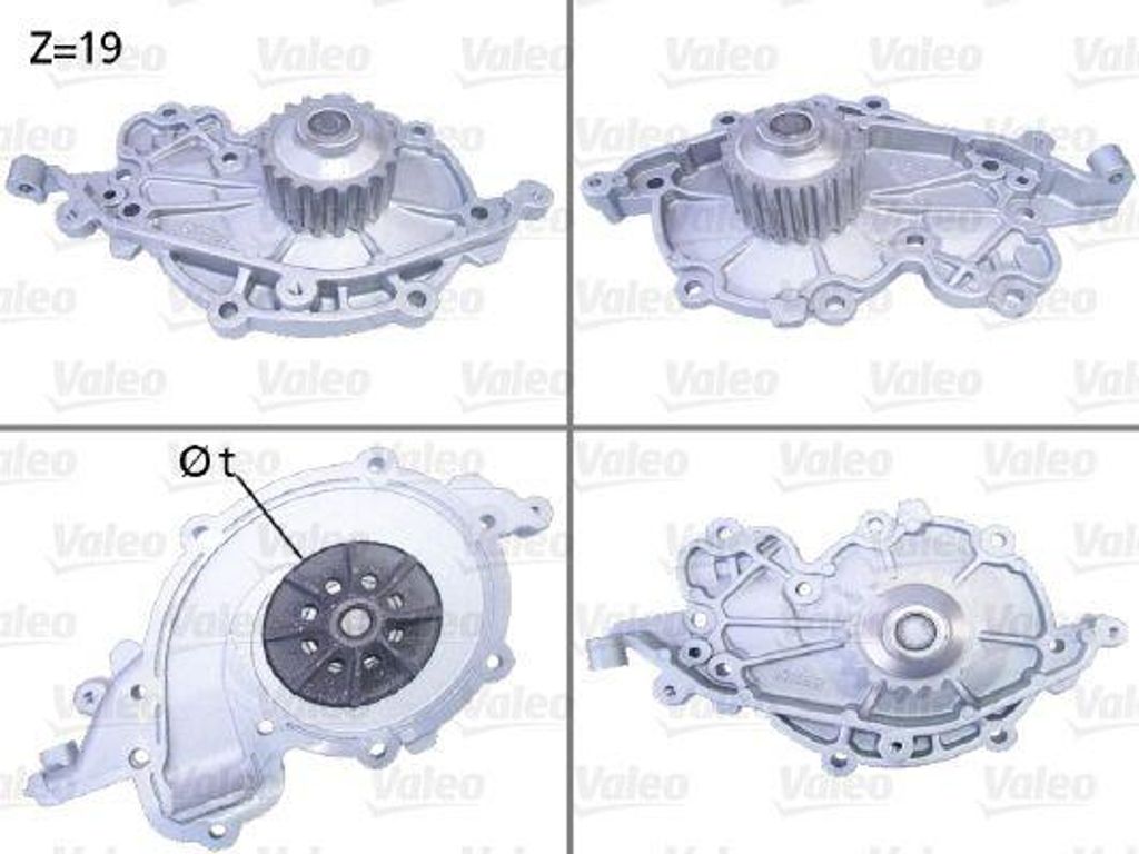 VALEO Kühlmittelpumpe Wasserpumpe für RENAULT ESPACE III (JE0) 506637