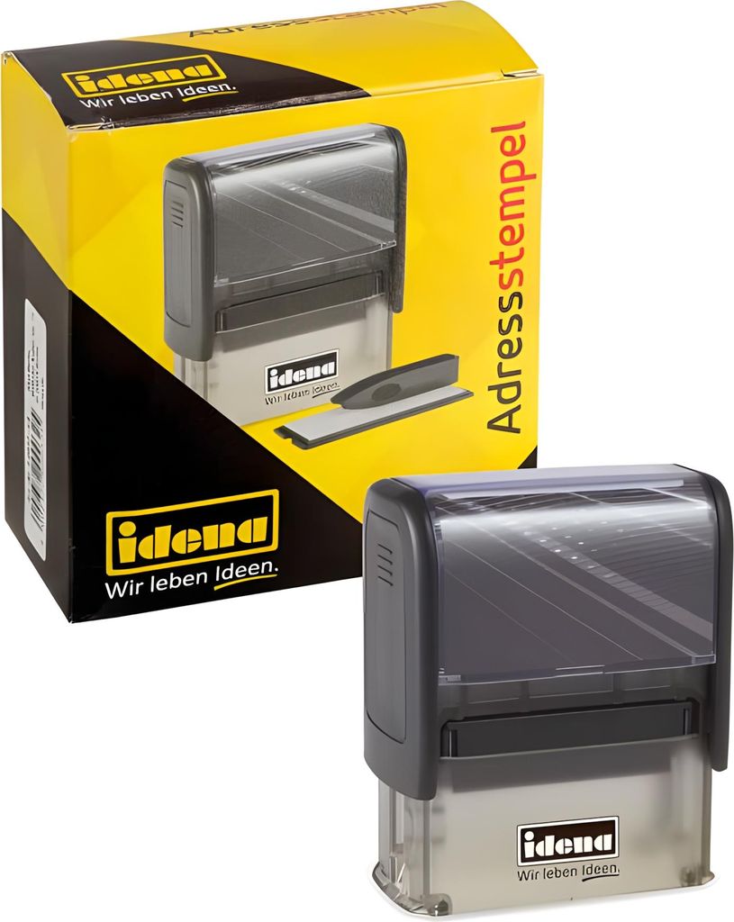 IDENA Idena Adressstempel 4 Zeilen Produktbild 