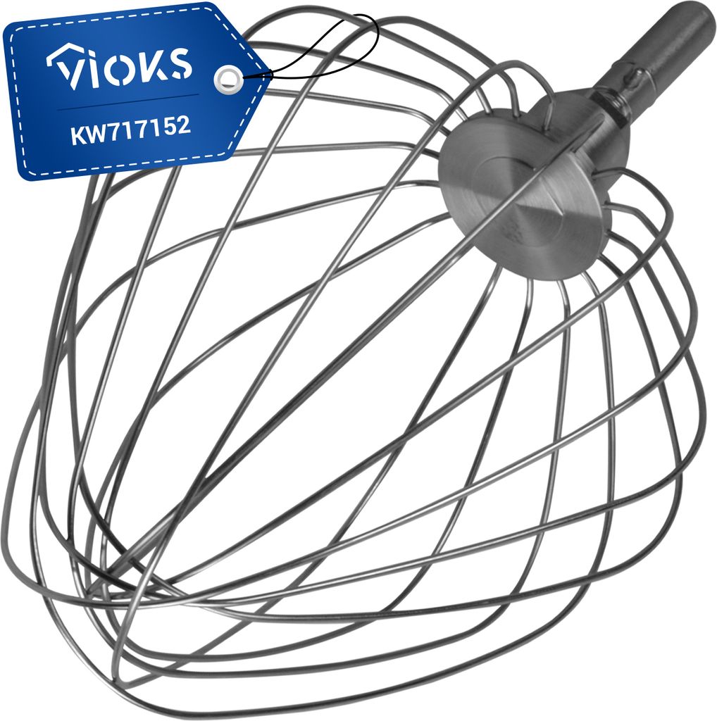 Rührbesen passend wie Kenwood KW717152 Schneebesen für Major Cooking Chef Küchenmaschine