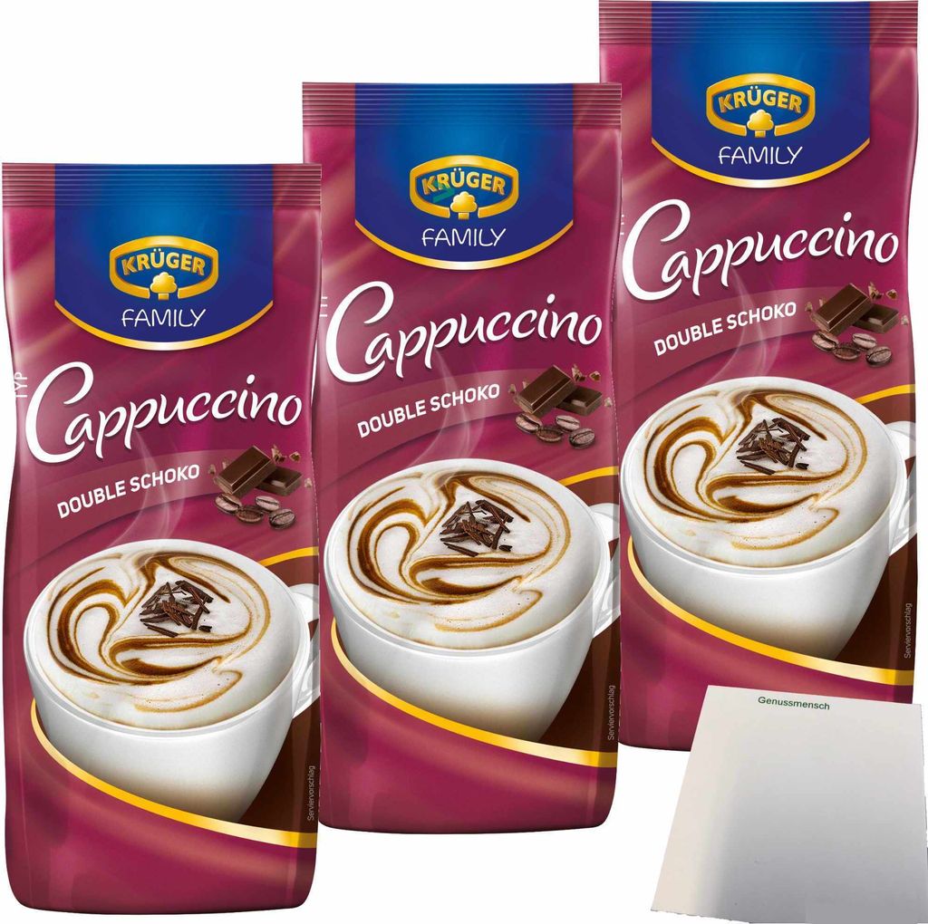 Krüger Family Cappuccino Double Choco 3er Pack (3x500g Produktbild 