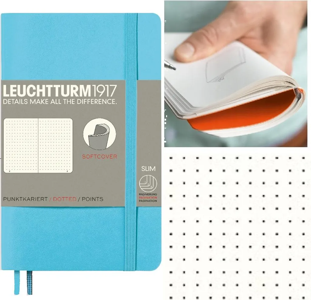 Petit Carnet à Points A6 J.BLAU LEUCHTTURM1917 pour Bullet Journal