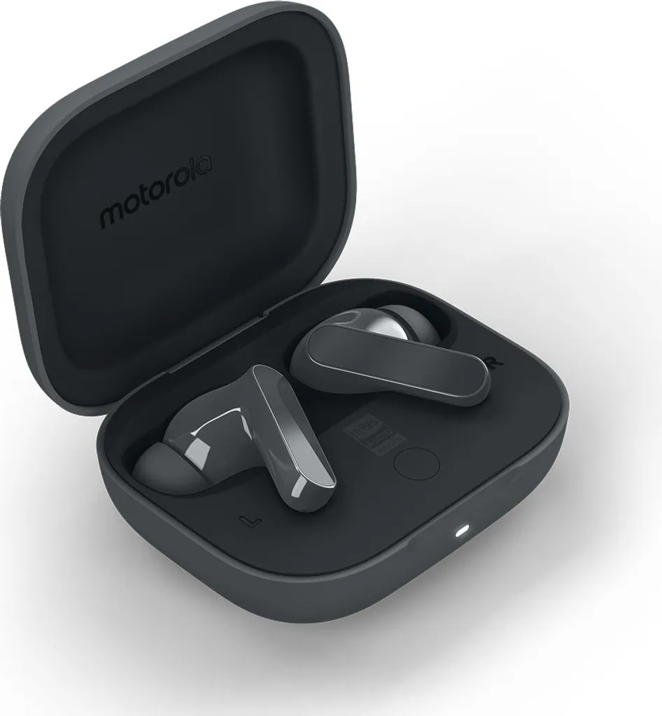 Motorola Moto Buds Bass Bluetooth-Kopfhörer Schwarz (Dark Shadow)