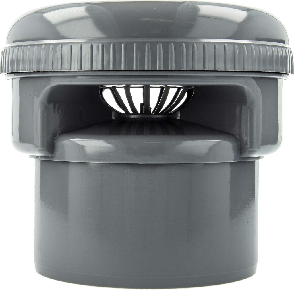 airfit Rohrbelüfter DN 110für Abflussrohr, aus PP, grau