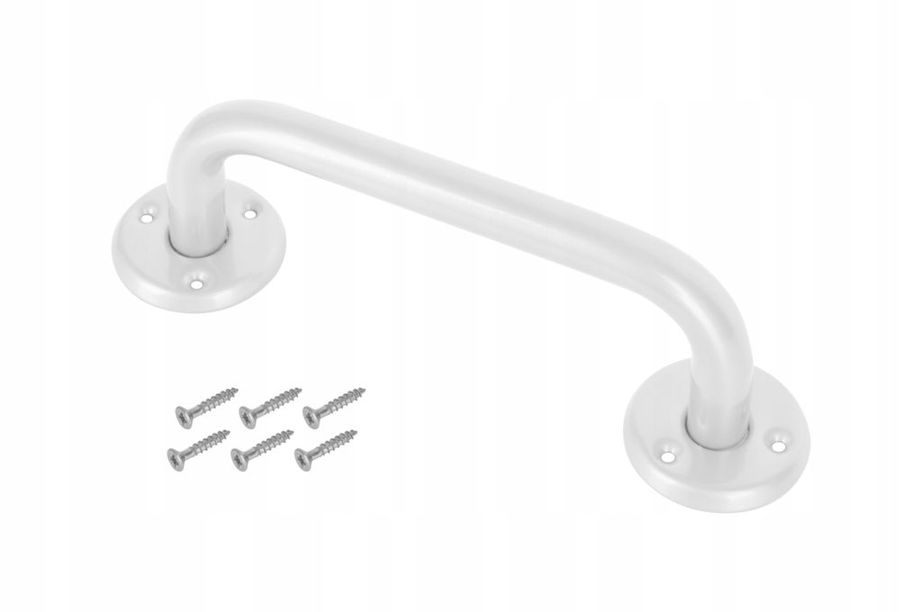 BADA Handgriff Badstange 40cm Weiß Pulverbeschichtet