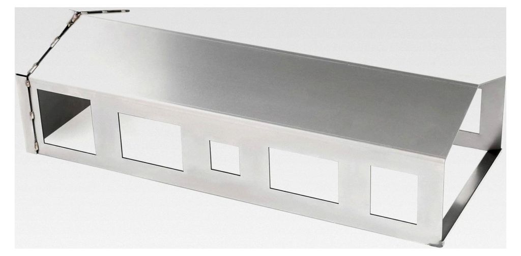 Wärmeverteiler für Masterbuilt Gravity Serie 800 Digitaler Holzkohlegrill und Smoker, Edelstahl-Hitzekrümmer