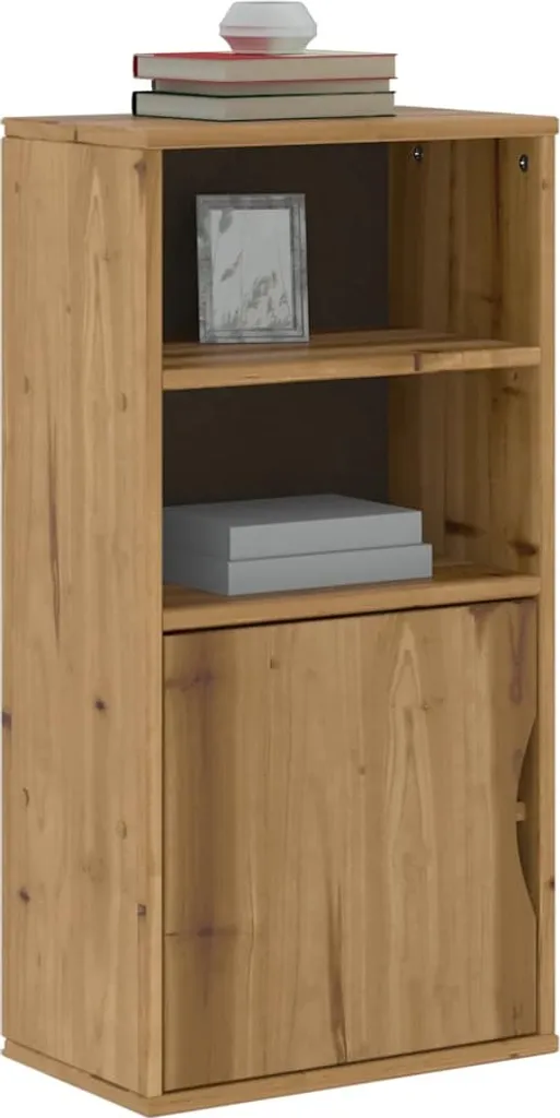 vidaXL Mobiletto Multiuso ODDA Legno Massello Pino 40x24x79 cm