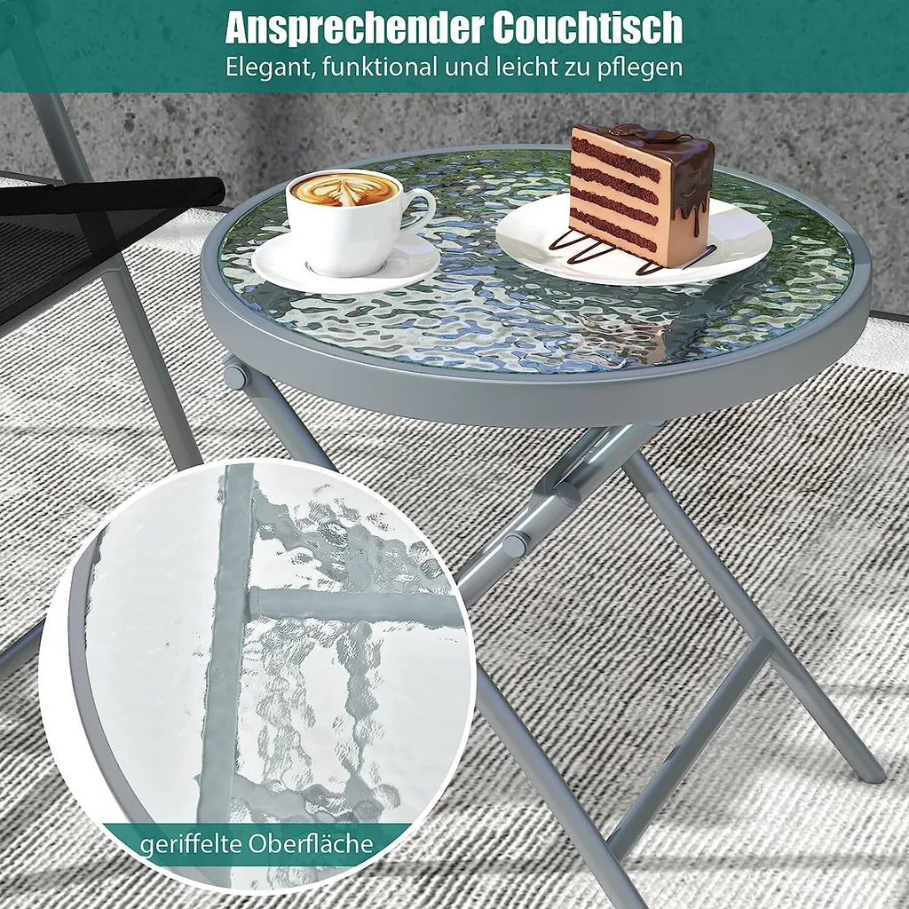Solution Gain de Place : Ensemble de Meubles Pliables pour Petit Balcon