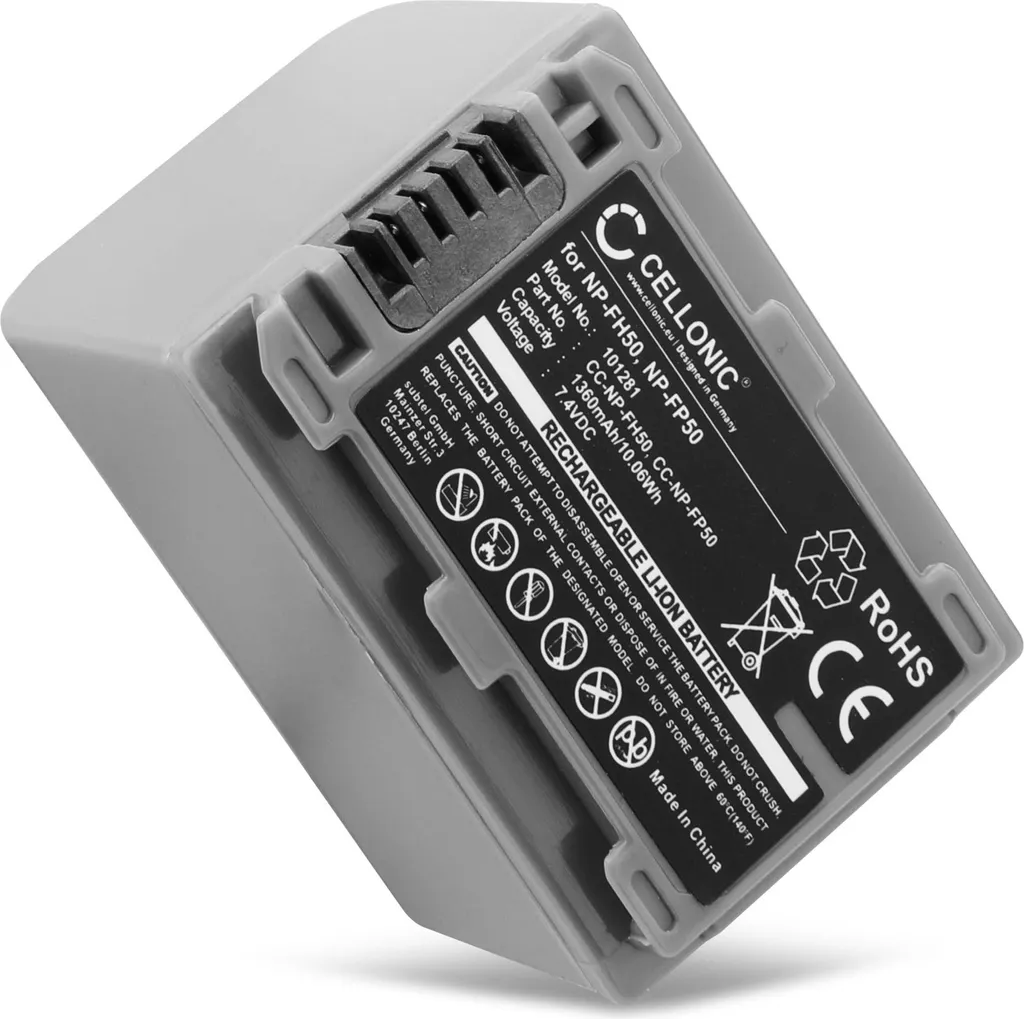 Energia Nuova per la tua Sony: Batteria CELLONIC 1360mAh NP-FH50