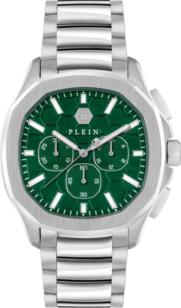 Philipp Plein PWSAA0223 $PECTRE CHRONO grün silber Produktbild 
