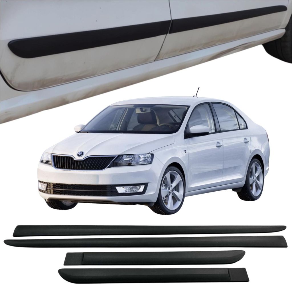 Universelle Seitentür-Schutzleisten für Skoda Rapid ab 2013