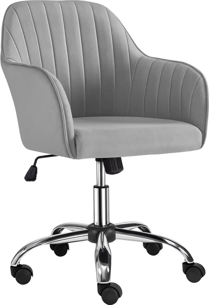 Fini les maux de dos avec cette chaise de bureau ajustable 136kg gris