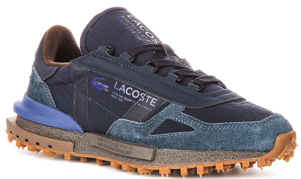 LACOSTE MENS ELITE ACTIVE SNEAKE Blau Produktbild 