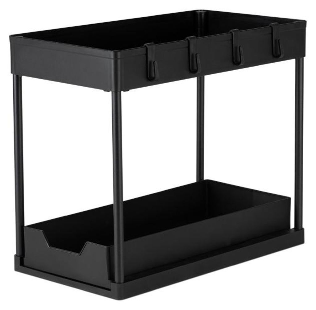 Organizzatore da cucina BERLINGERHAUS a due livelli nero Immagine del prodotto 