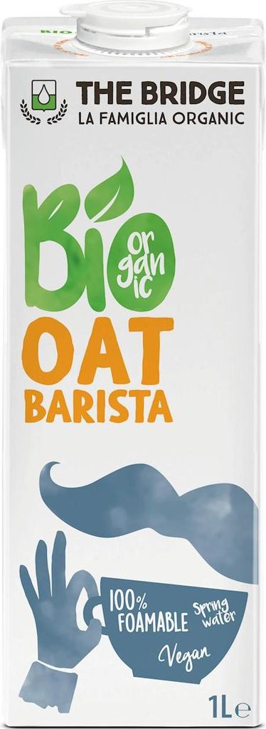 NAPÓJ OWSIANY BARISTA BEZ DODATKU CUKRÓW BIO 1 L - THE BRIDGE