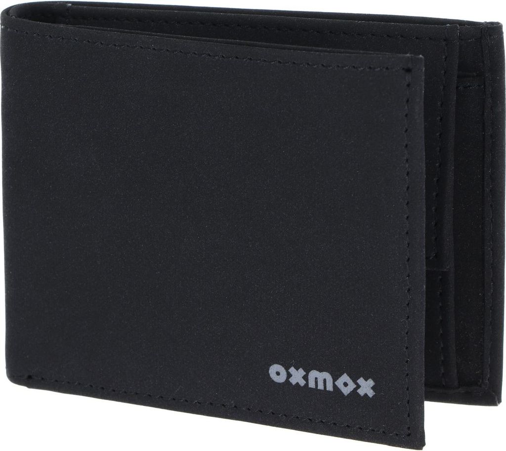 oxmox Geldbörse New Cryptan RFID Protect Pocketbörse Pure 2.0 Print Grey Black schwarz