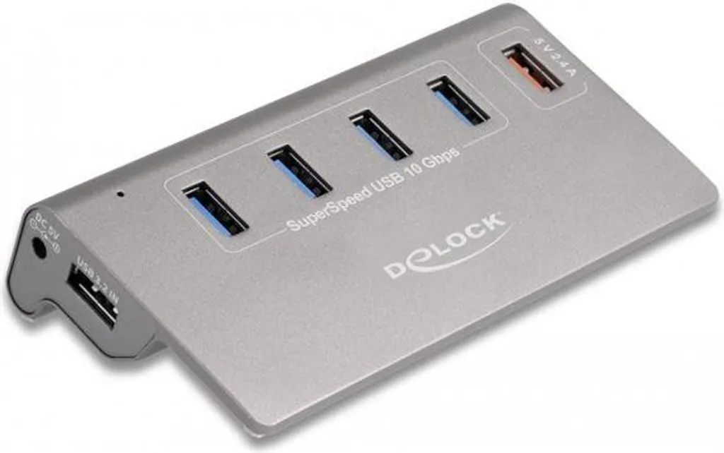 Potenzia il tuo PC: Delock Hub 64182 USB 3.2 Gen 2 - 10Gbps!