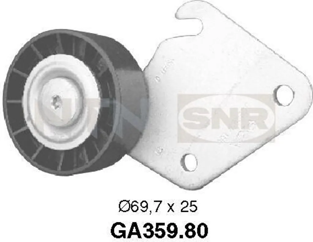 Pièce auto poulie de renvoi pour réparer moteur Peugeot 306 406 et 806