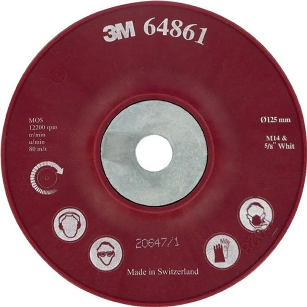 Supporto 3M Cubitron II 125mm M14 - Riduzione Costi Operativi